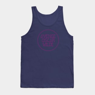 AVENGE OSCAR WILDE in deep lavender Tank Top